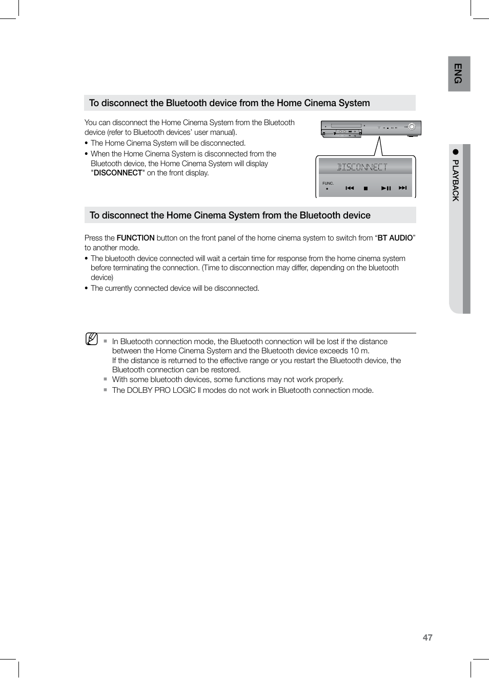 Samsung HT-TZ325 User Manual | Page 47 / 74