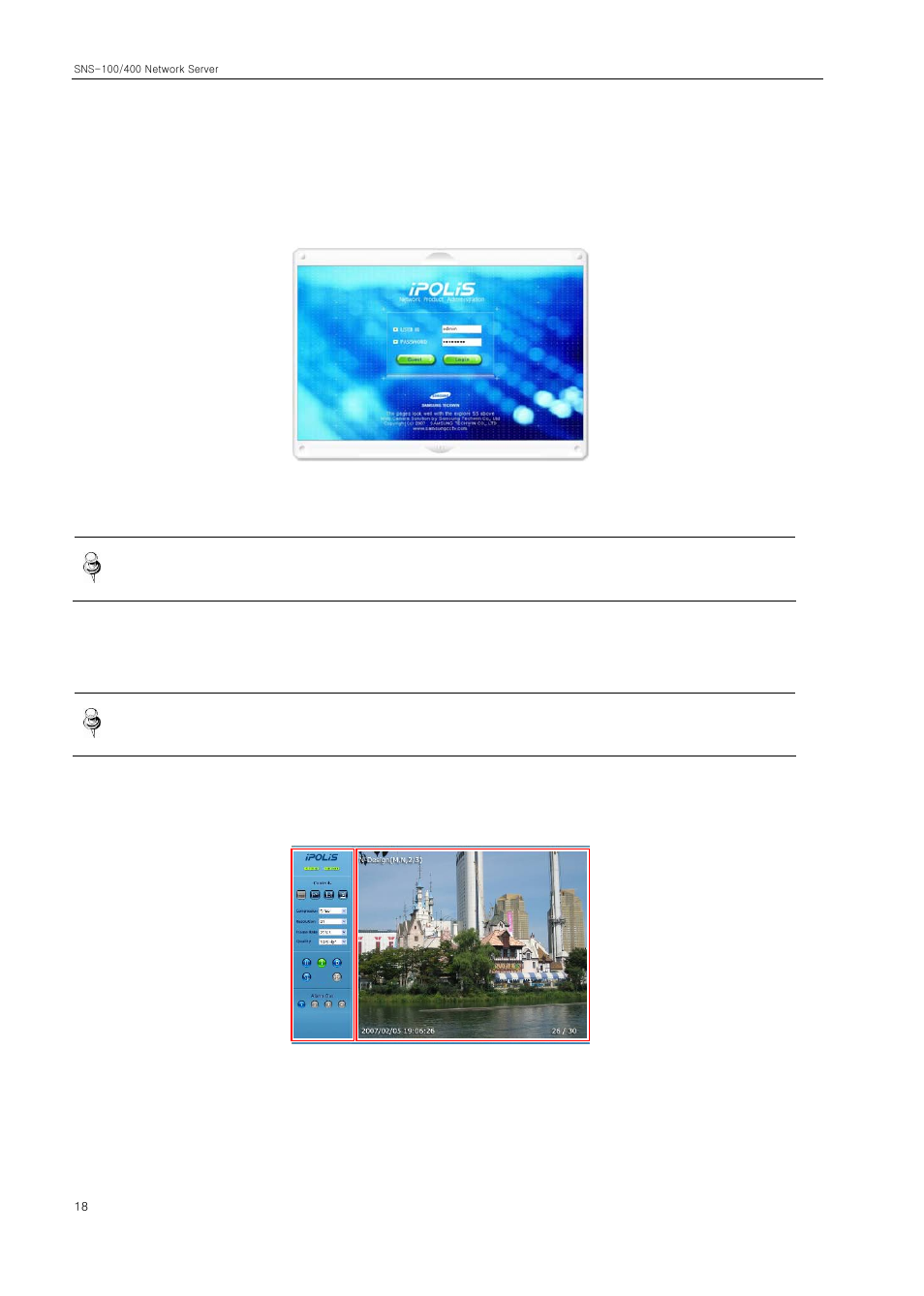 Ch4. how to use web viewer | Samsung SNS-100/400 User Manual | Page 20 / 38