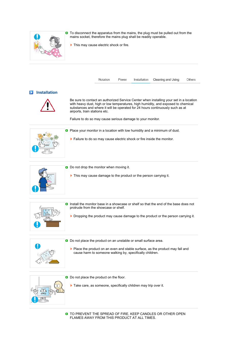 Installation | Samsung 275TPLUS User Manual | Page 4 / 65