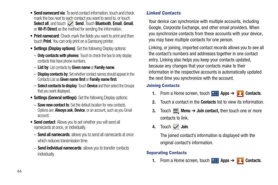 Ts. for | Samsung 8.9 User Manual | Page 48 / 176