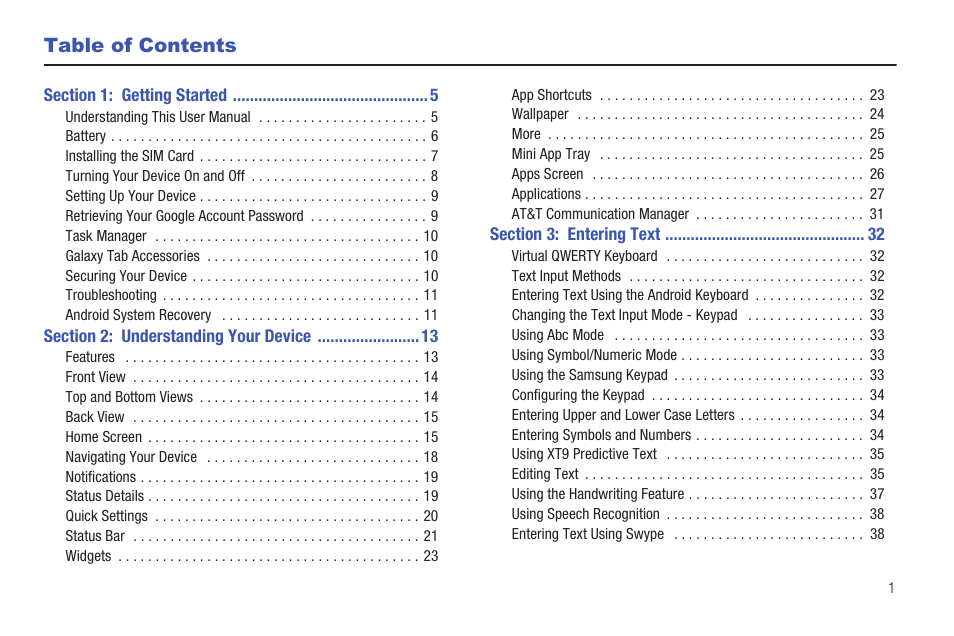 Samsung 8.9 User Manual | Page 5 / 176