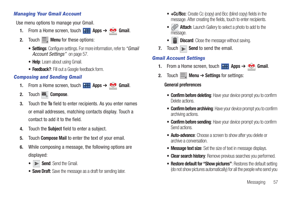 Samsung 8.9 User Manual | Page 61 / 176