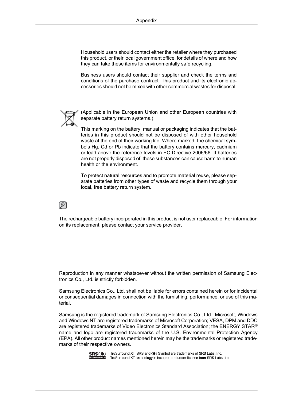 Authority | Samsung SYNCMASTER 650TS User Manual | Page 120 / 121