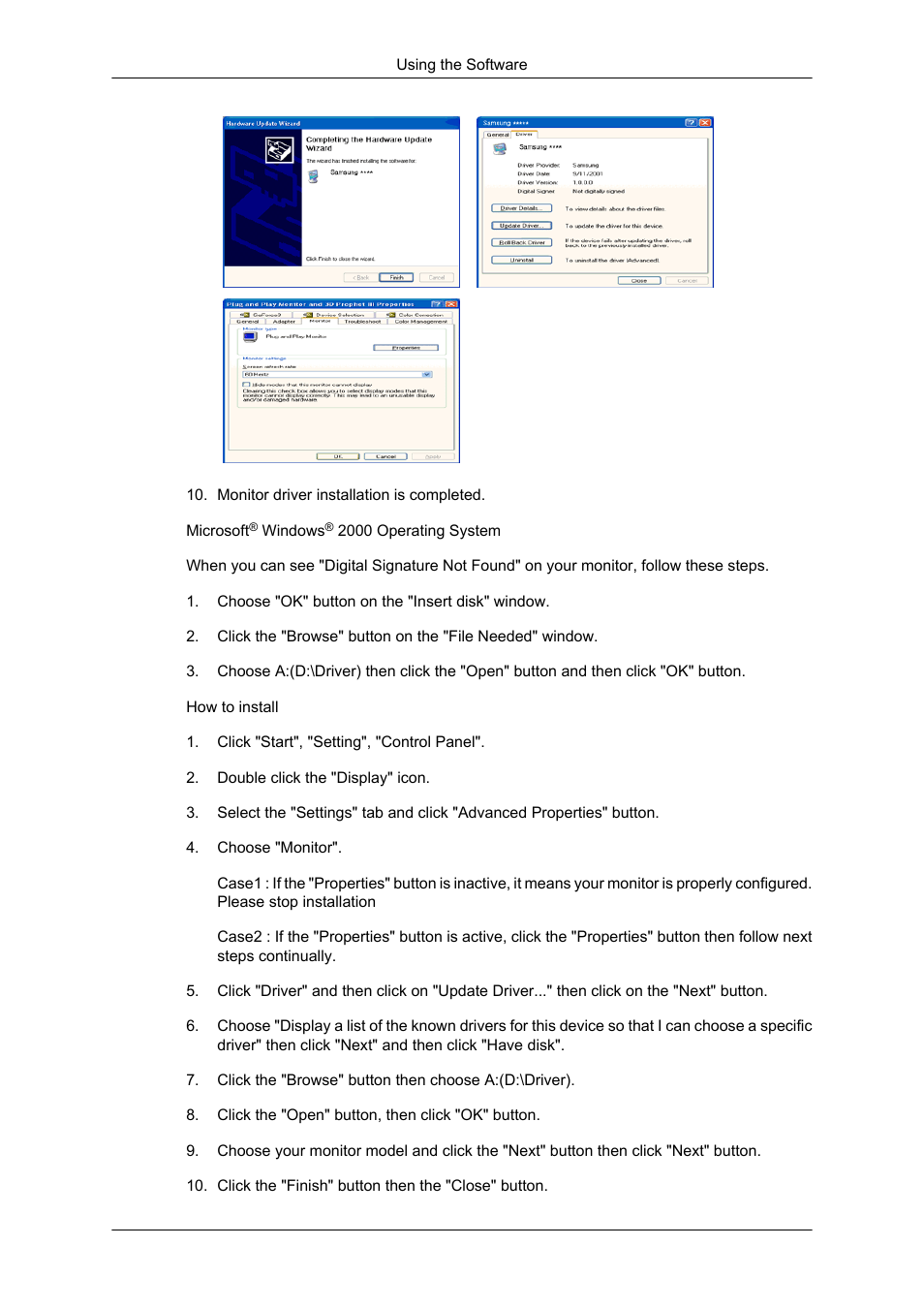 Samsung SYNCMASTER 650TS User Manual | Page 38 / 121