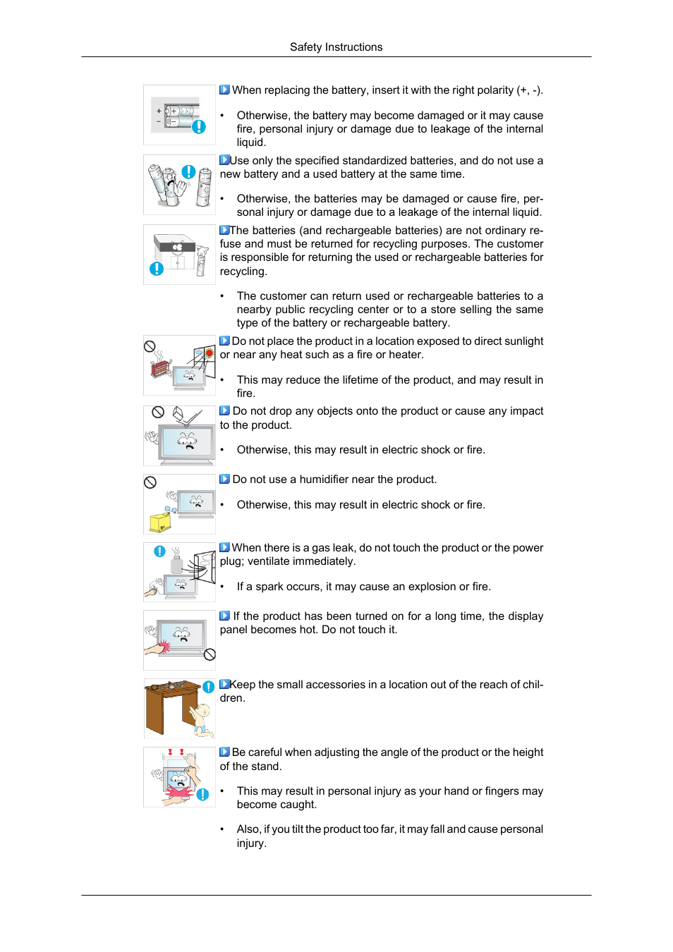 Samsung SYNCMASTER 650TS User Manual | Page 8 / 121