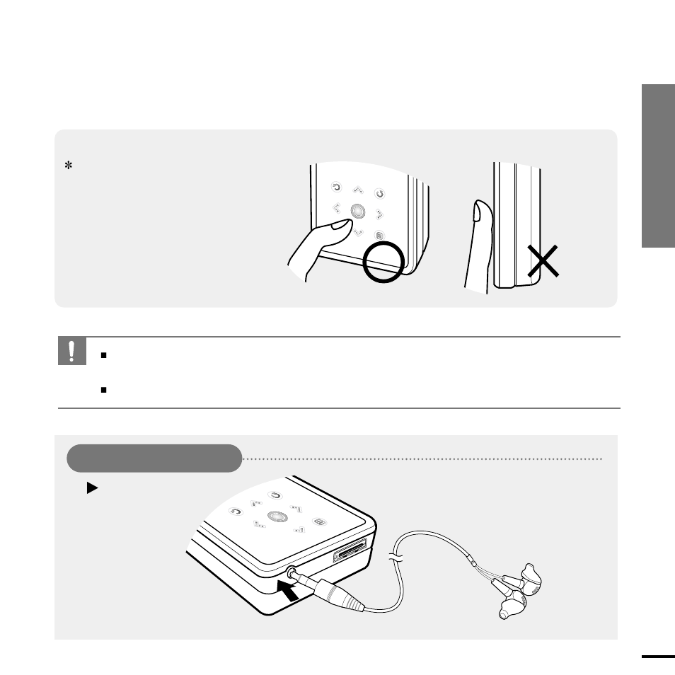 Button functions, Bottom, Chapter 1. preparation | Samsung YP-K5AB User Manual | Page 11 / 58