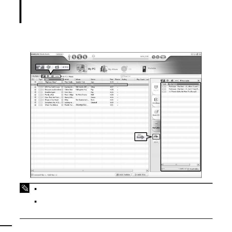 Samsung YP-K5AB User Manual | Page 20 / 58