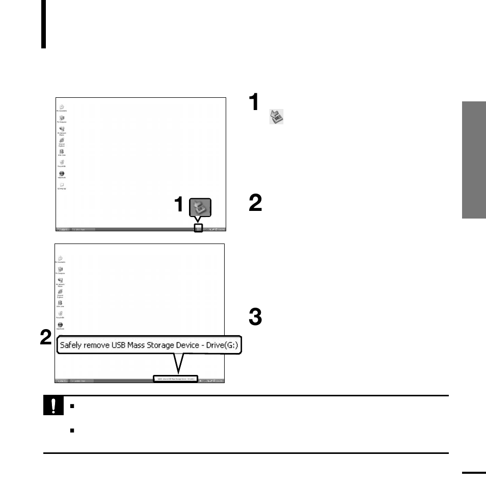 Disconnecting from your pc | Samsung YP-K5AB User Manual | Page 23 / 58