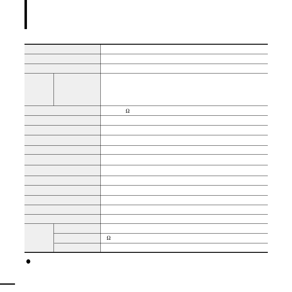 Product specifications | Samsung YP-K5AB User Manual | Page 54 / 58