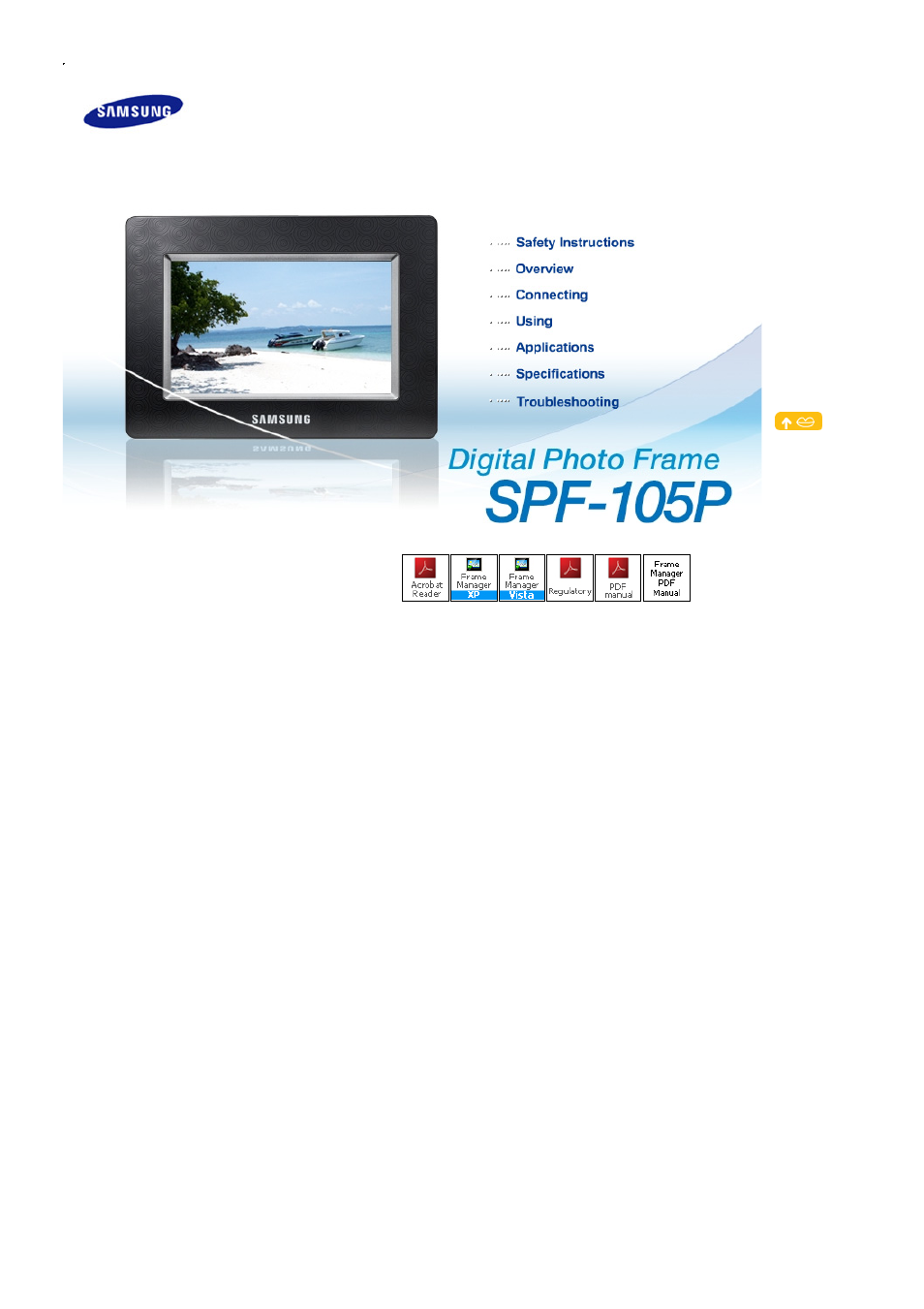 Samsung SPF-105P User Manual | 28 pages