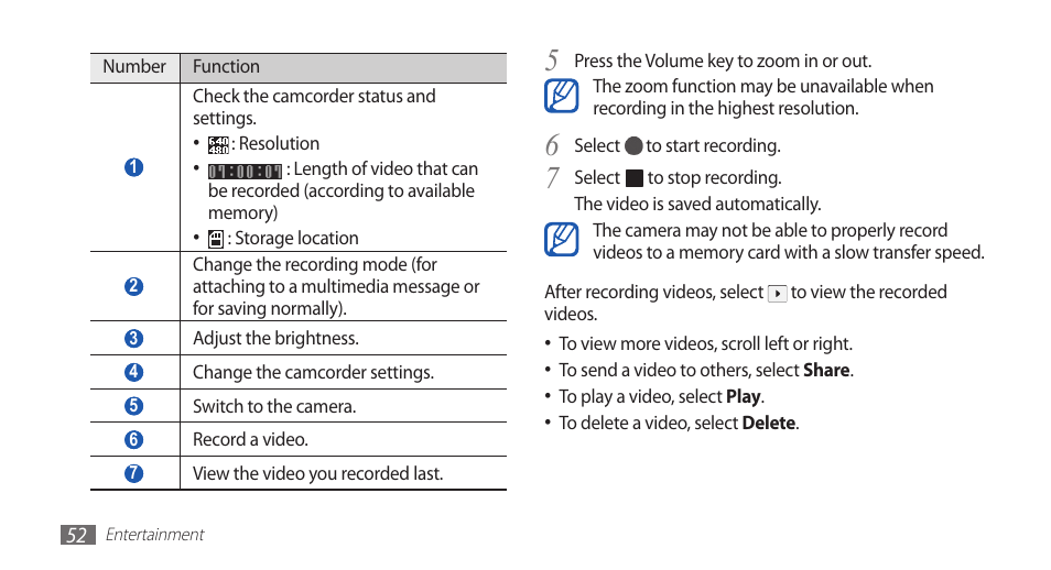Samsung GALAXYFIT GT-S5670 User Manual | Page 52 / 126