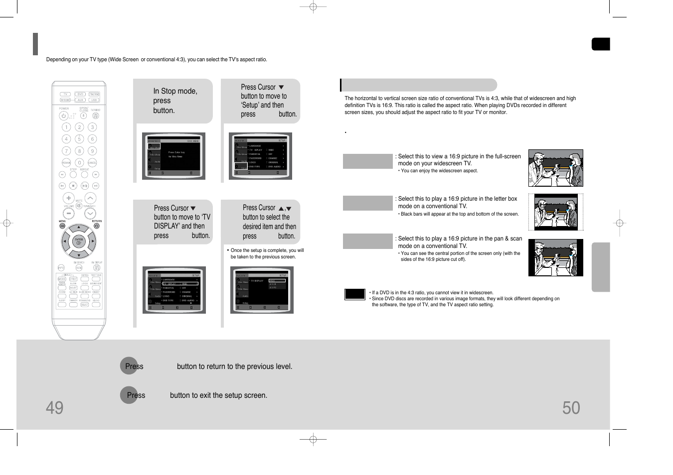 Setting tv screen type | Samsung HT-Q80 HT-TQ85 User Manual | Page 26 / 44