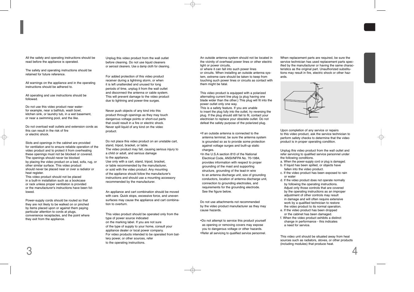 Safety instructions | Samsung HT-Q80 HT-TQ85 User Manual | Page 3 / 44