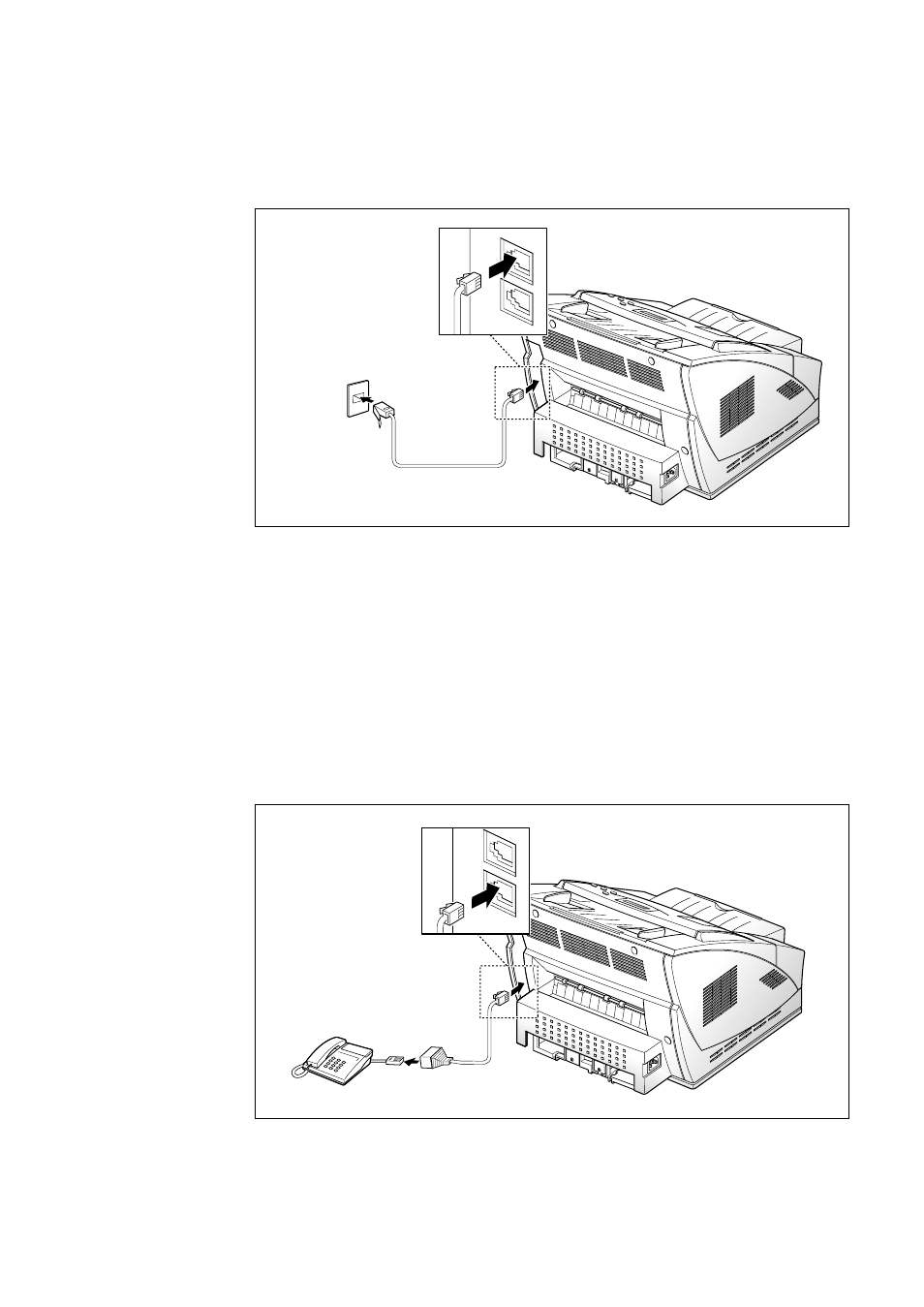 Extension phone, Telephone line | Samsung MSYS SF-6900 User Manual | Page 24 / 109