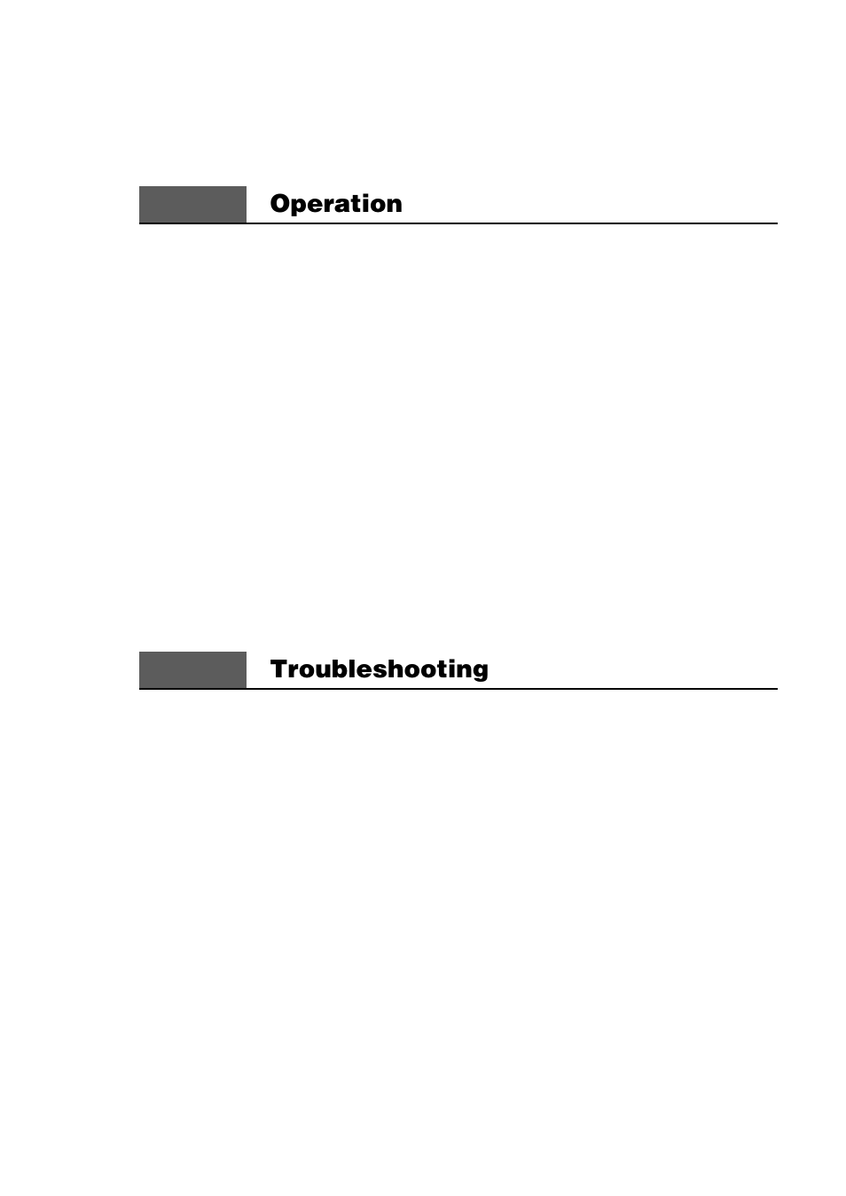 Operation, Troubleshooting | Samsung MSYS SF-6900 User Manual | Page 6 / 109