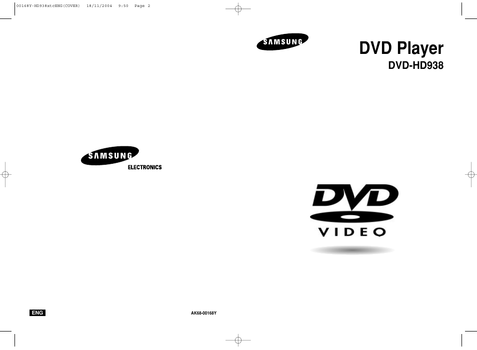 Samsung DVD-HD938 User Manual | 25 pages