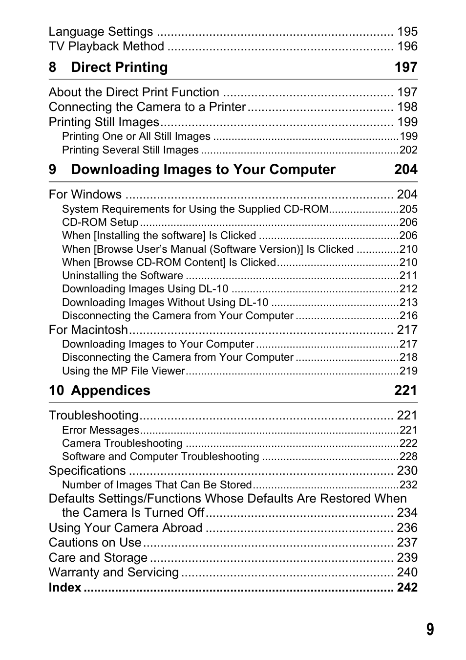 Samsung CX2 User Manual | Page 11 / 248