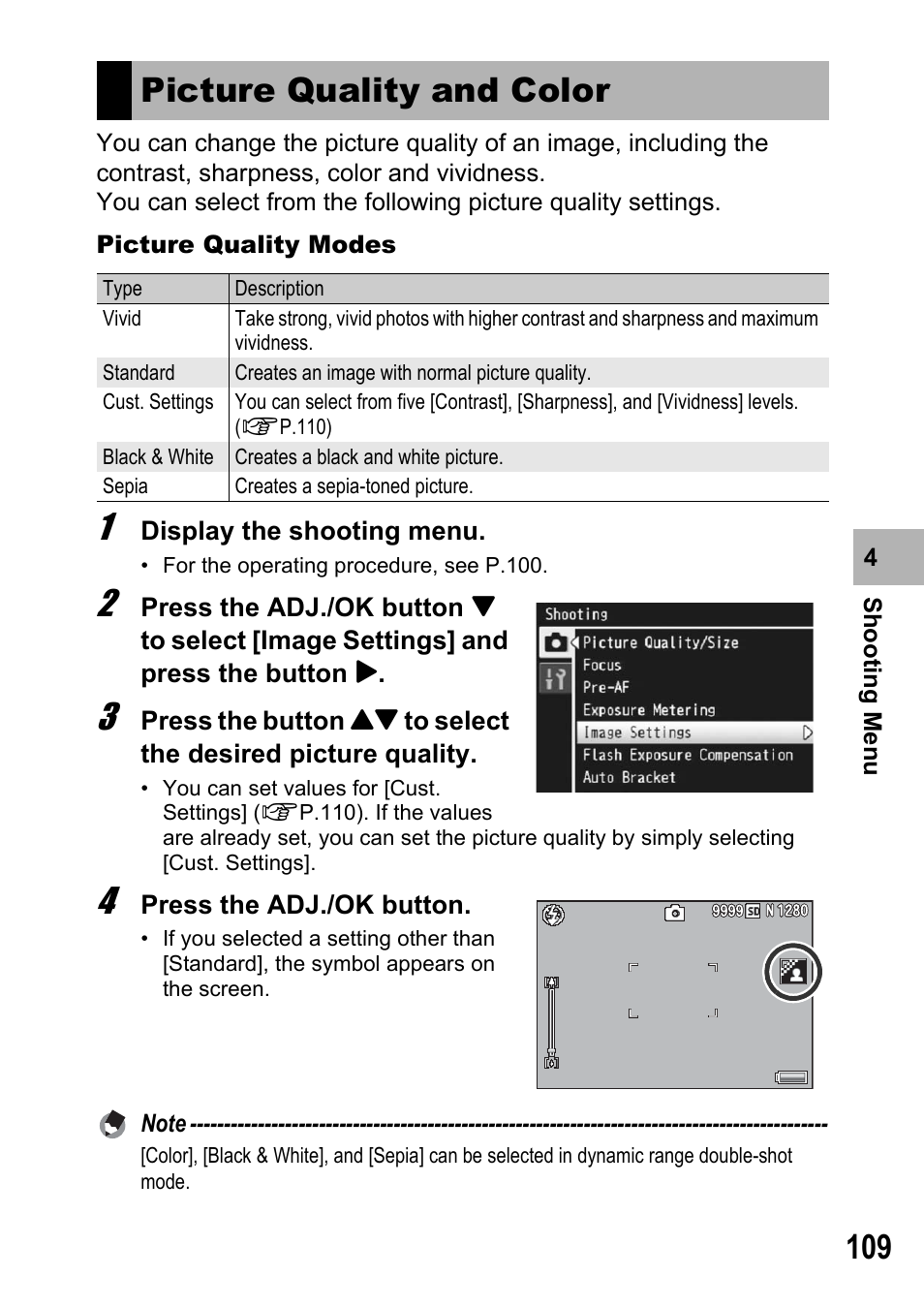 Picture quality and color | Samsung CX2 User Manual | Page 111 / 248