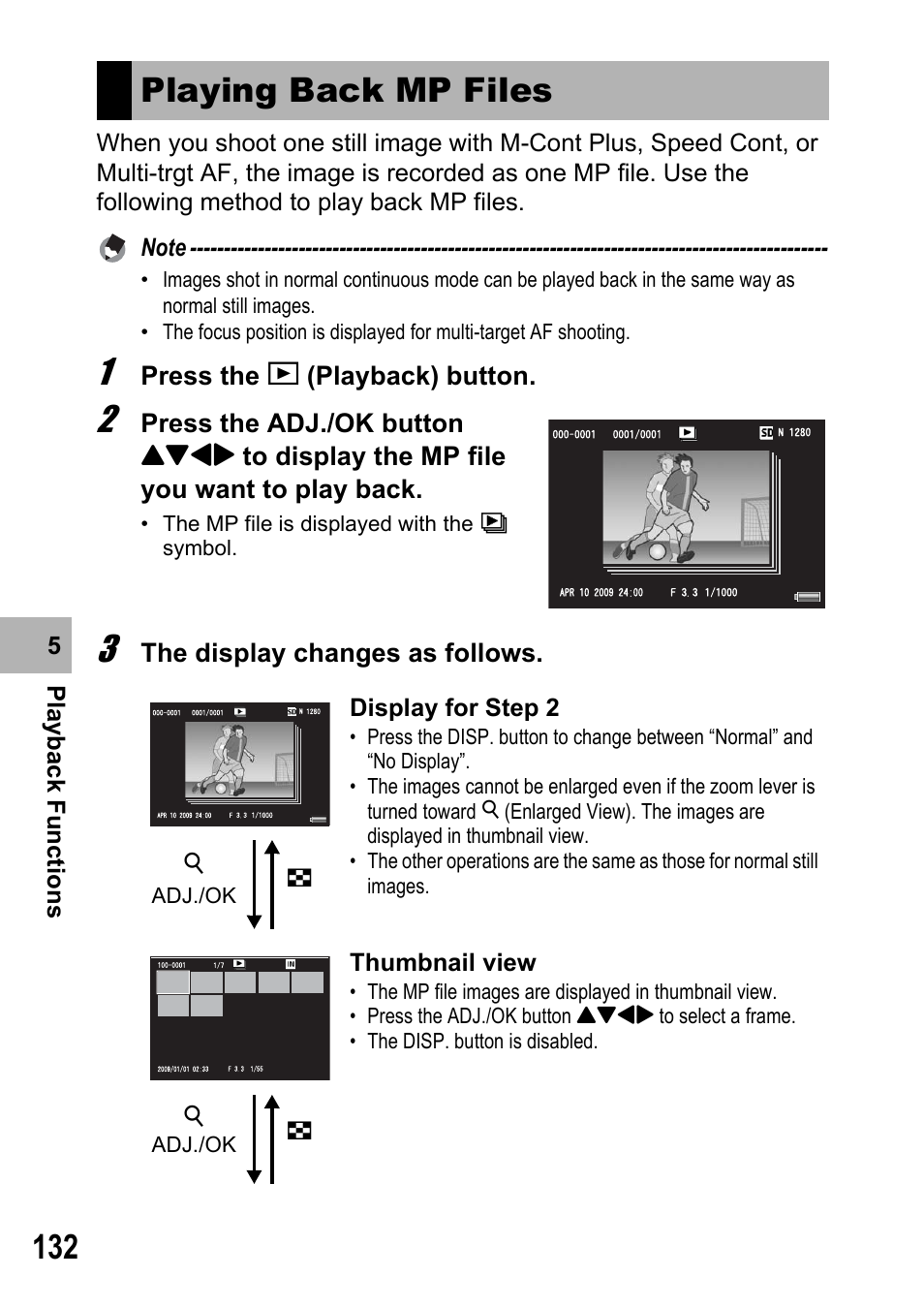 Playing back mp files | Samsung CX2 User Manual | Page 134 / 248