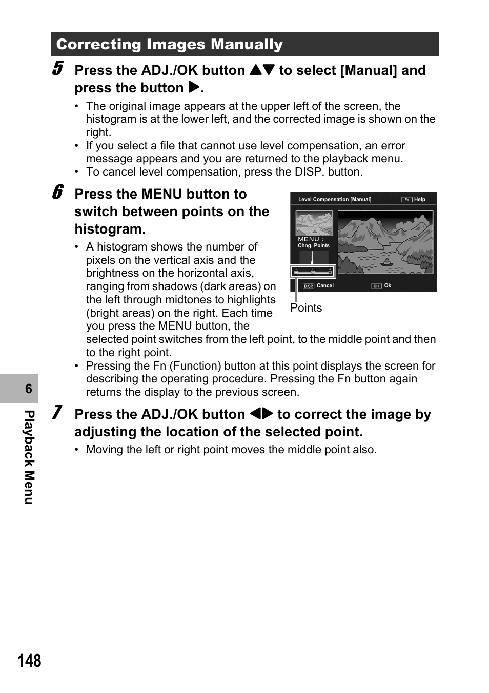 Correcting images manually | Samsung CX2 User Manual | Page 150 / 248