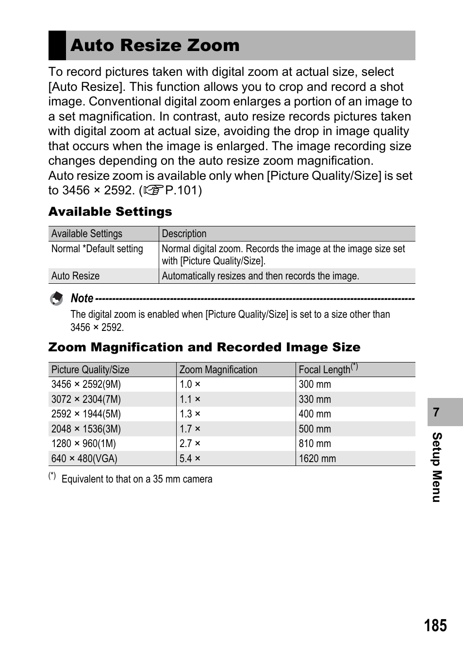 Auto resize zoom | Samsung CX2 User Manual | Page 187 / 248