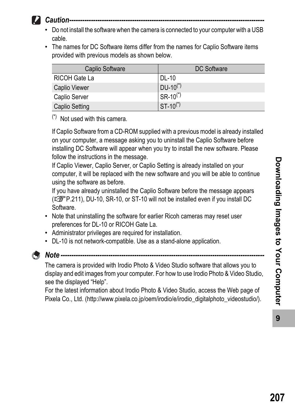Samsung CX2 User Manual | Page 209 / 248