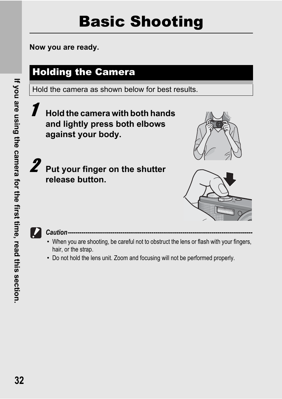 Basic shooting | Samsung CX2 User Manual | Page 34 / 248