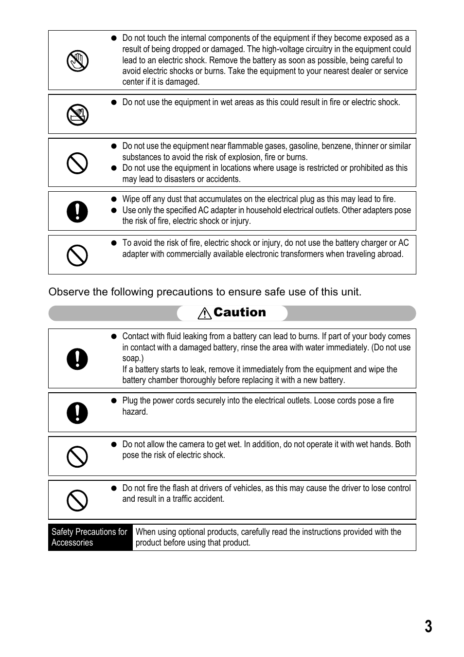 Caution | Samsung CX2 User Manual | Page 5 / 248