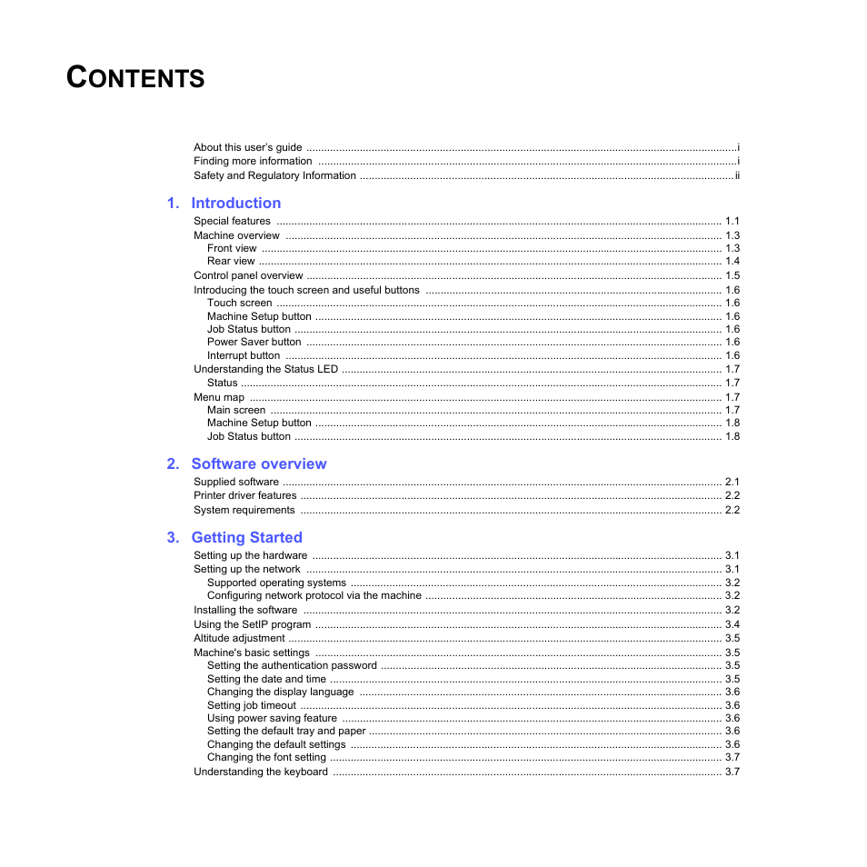 Samsung CLX-8380 User Manual | Page 4 / 186