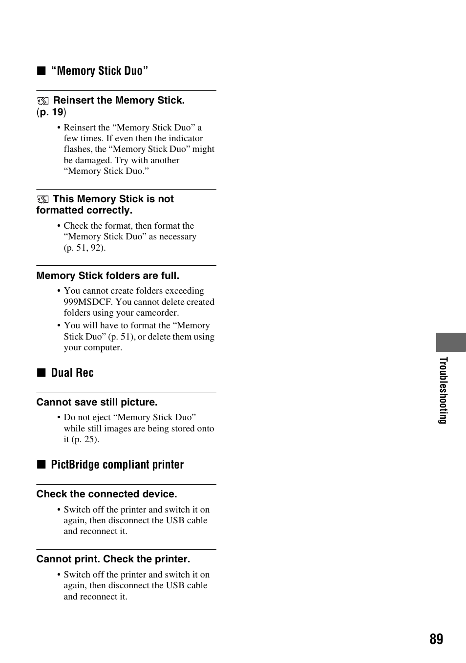 Sony HDR-HC9 User Manual | Page 89 / 128