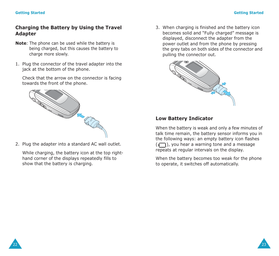 Samsung SGH-E700A User Manual | Page 13 / 98