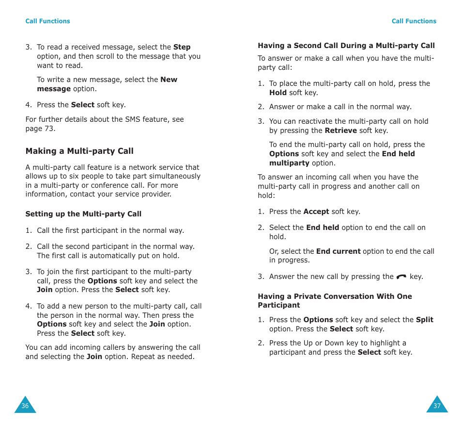 Samsung SGH-E700A User Manual | Page 20 / 98