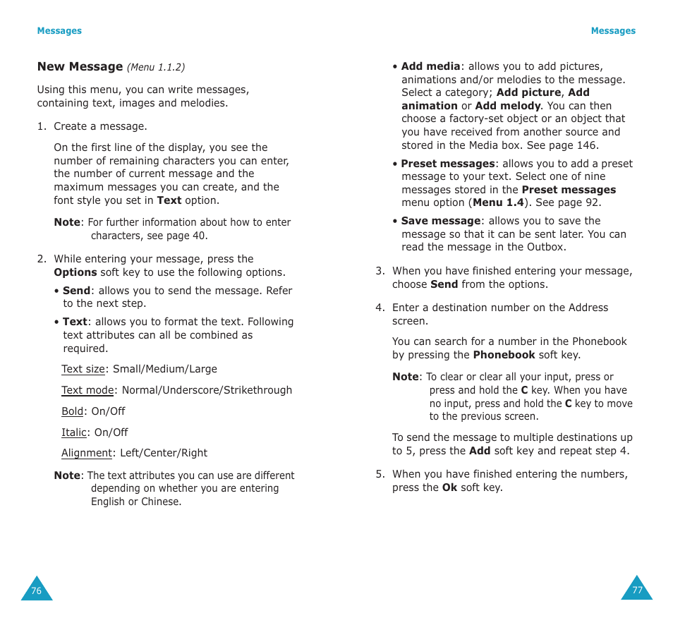 Samsung SGH-E700A User Manual | Page 41 / 98