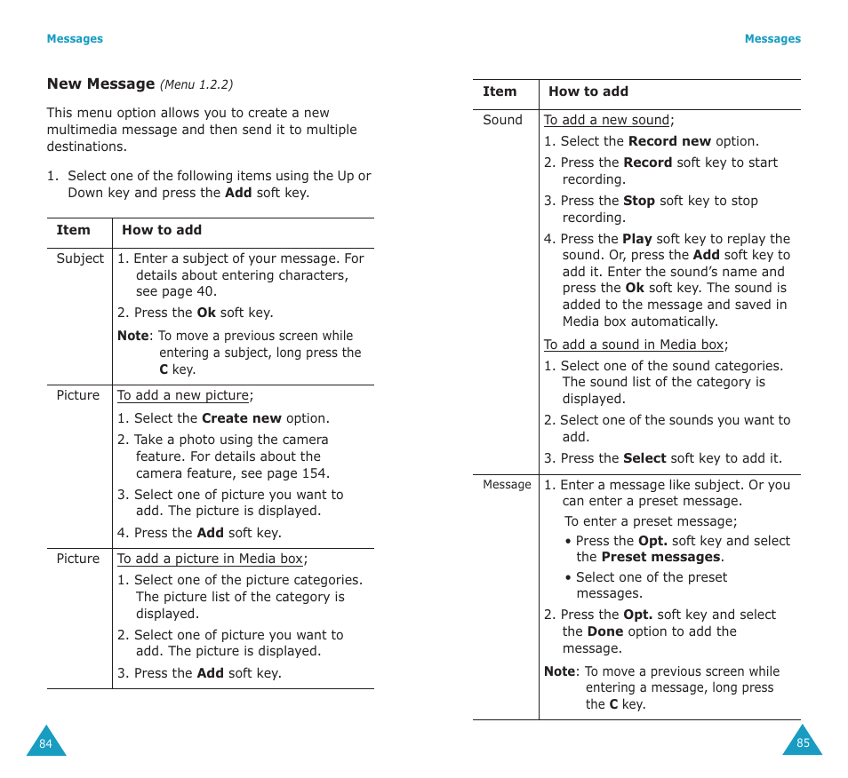 Samsung SGH-E700A User Manual | Page 45 / 98