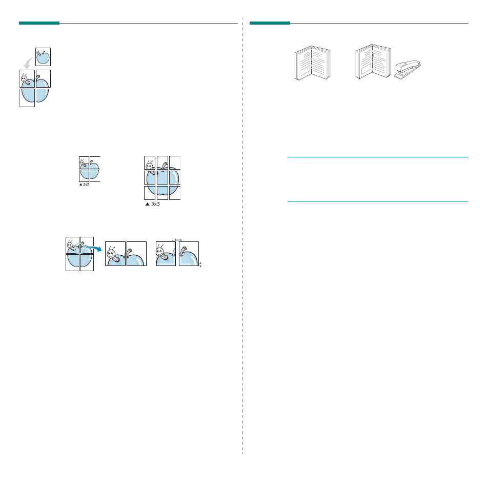 Printing posters, Printing booklets, Printing posters printing booklets | Samsung ML-1640 Series User Manual | Page 66 / 83
