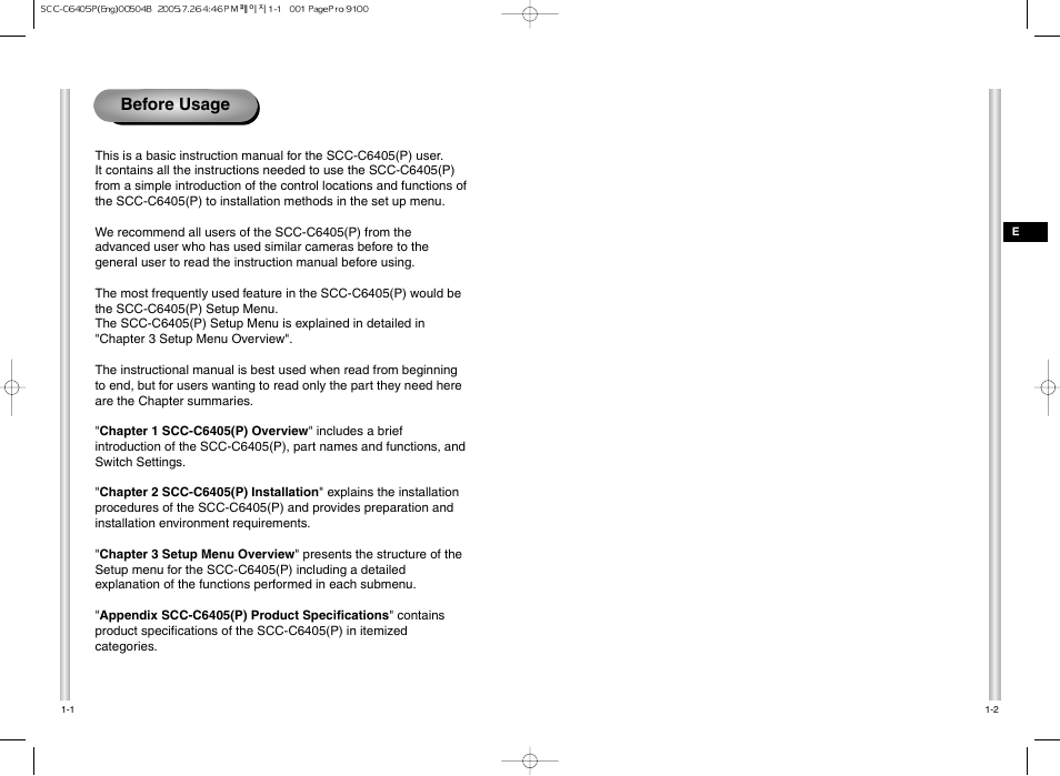 Before usage | Samsung AB68-00504B User Manual | Page 4 / 31