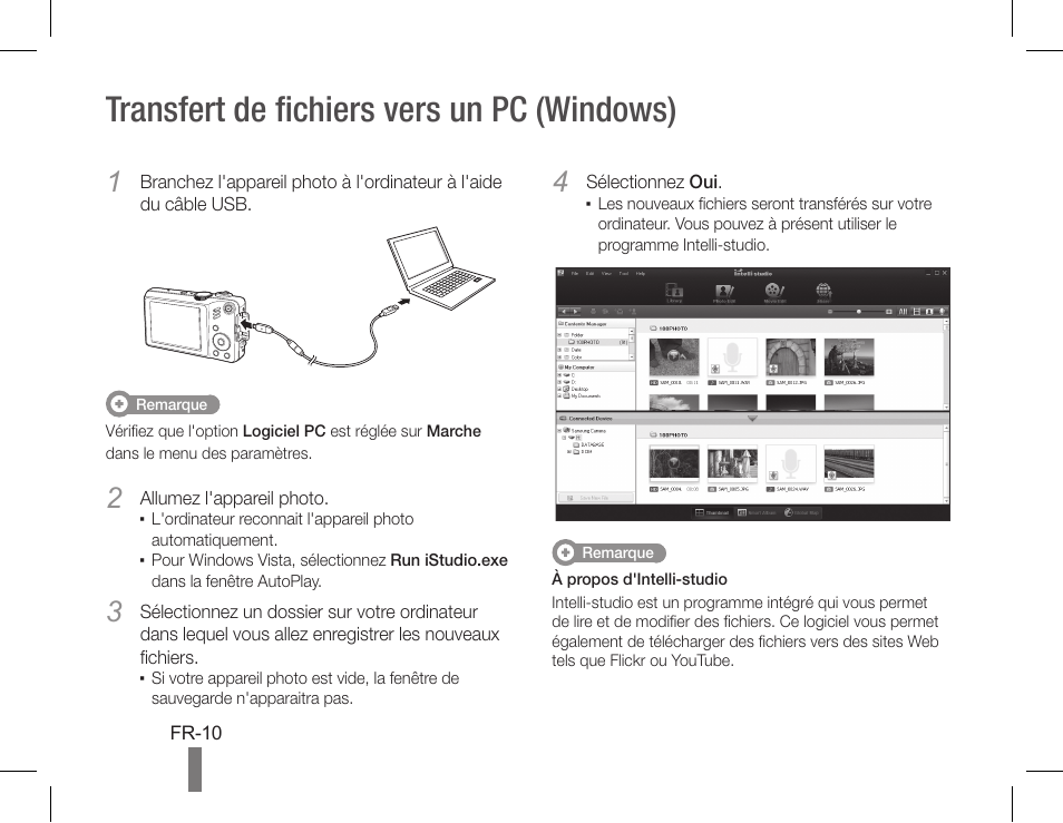 Transfert de fichiers vers un pc (windows) | Samsung AD68-04760A User Manual | Page 30 / 32