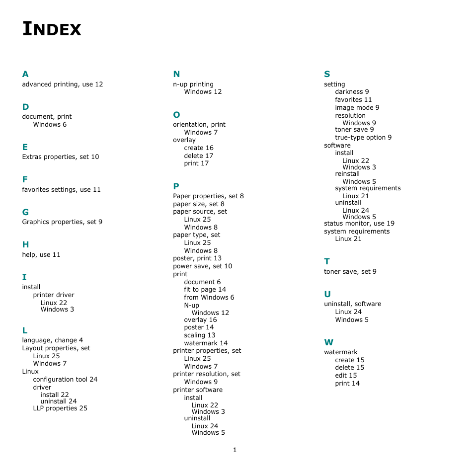 Index, Ndex | Samsung ML-1610 User Manual | Page 107 / 108