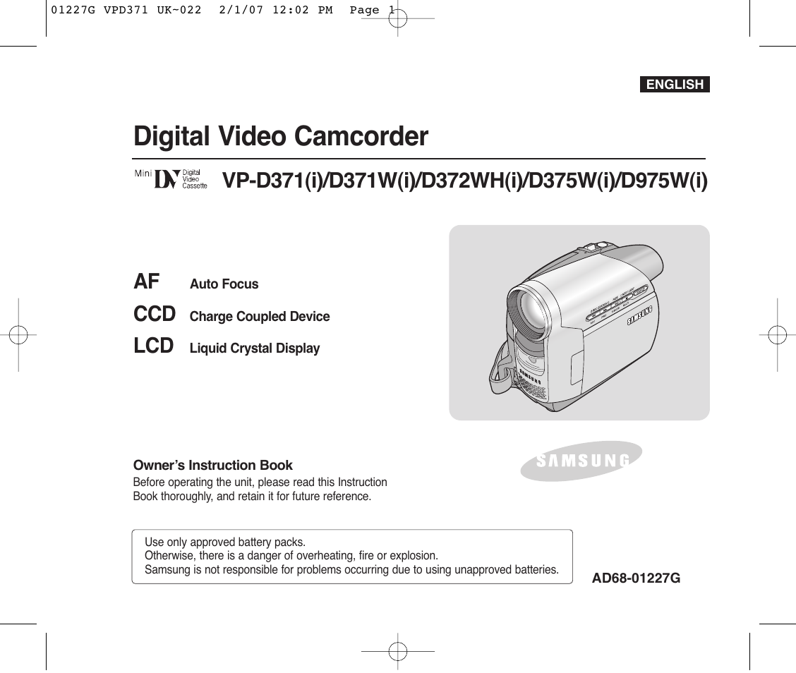 Samsung D372WH(i) User Manual | 114 pages