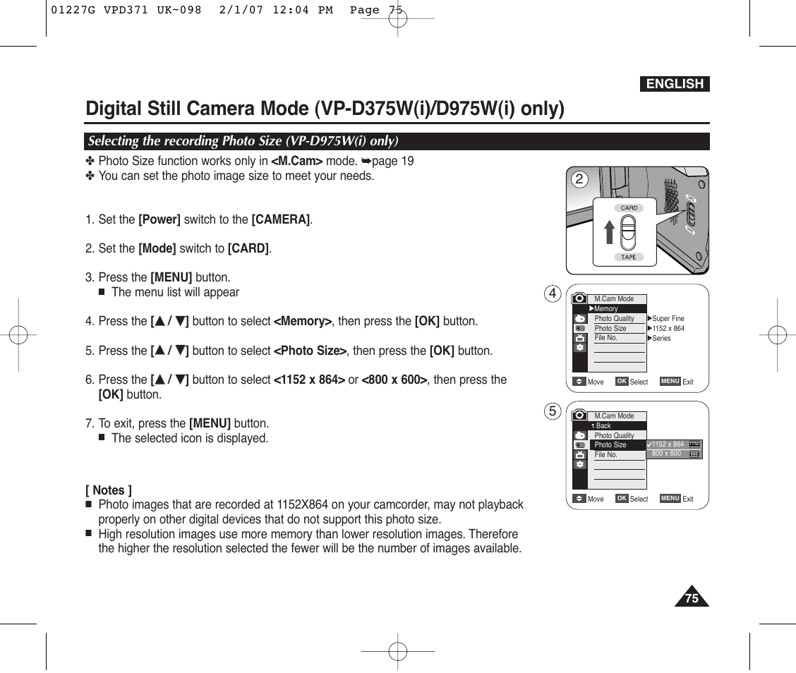 Samsung D372WH(i) User Manual | Page 75 / 114