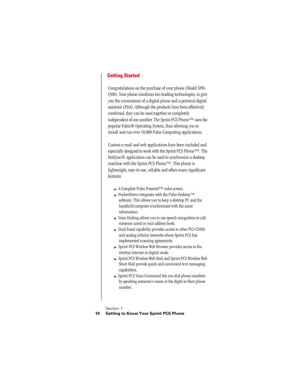 Getting started | Samsung 010505D5 User Manual | Page 13 / 307