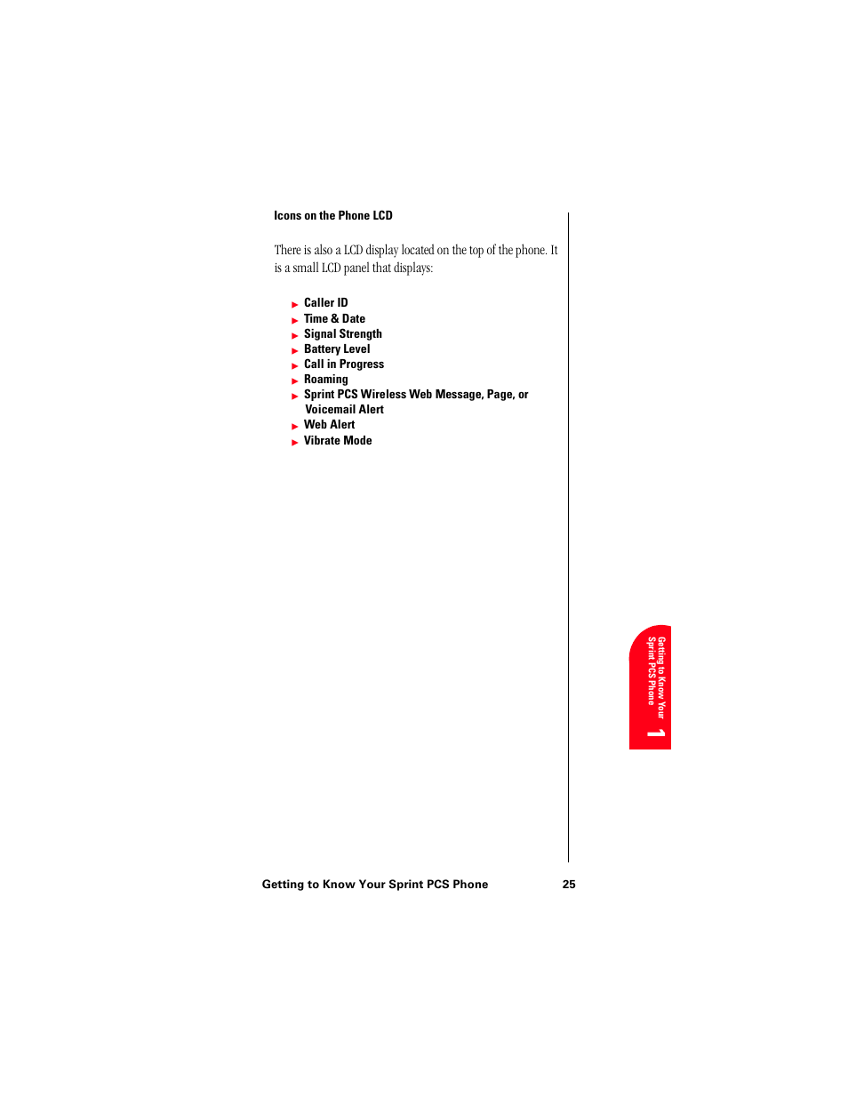 Icons on the phone lcd, Ge 1 | Samsung 010505D5 User Manual | Page 28 / 307