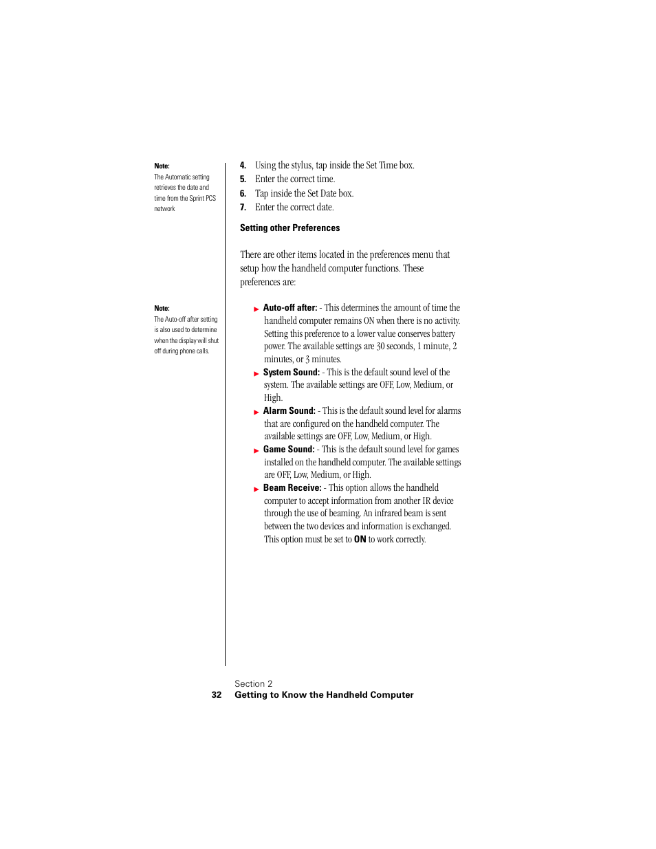 Setting other preferences | Samsung 010505D5 User Manual | Page 35 / 307