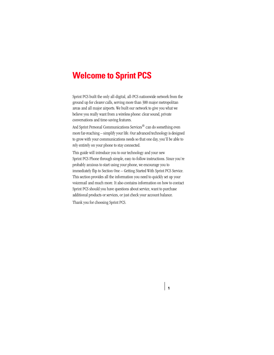 Welcome to sprint pcs | Samsung 010505D5 User Manual | Page 4 / 307