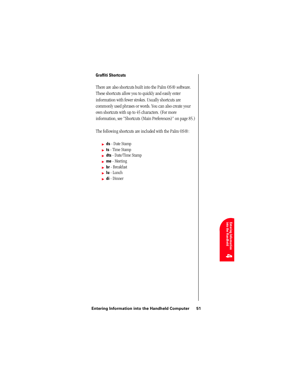 Graffiti shortcuts, En 4 | Samsung 010505D5 User Manual | Page 54 / 307