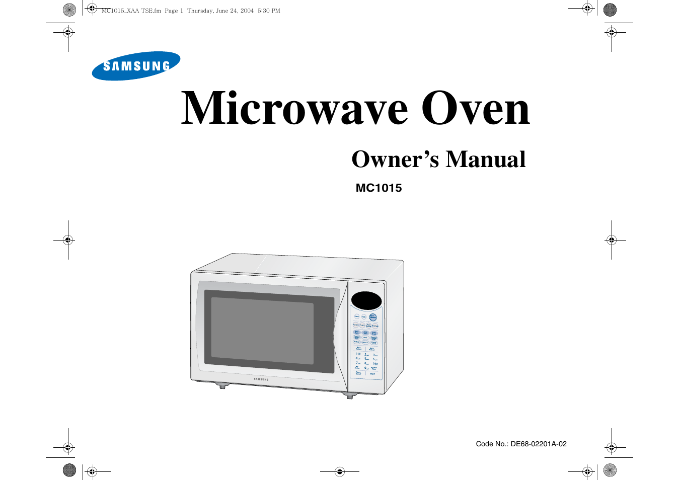 Samsung MC1015 User Manual | 36 pages