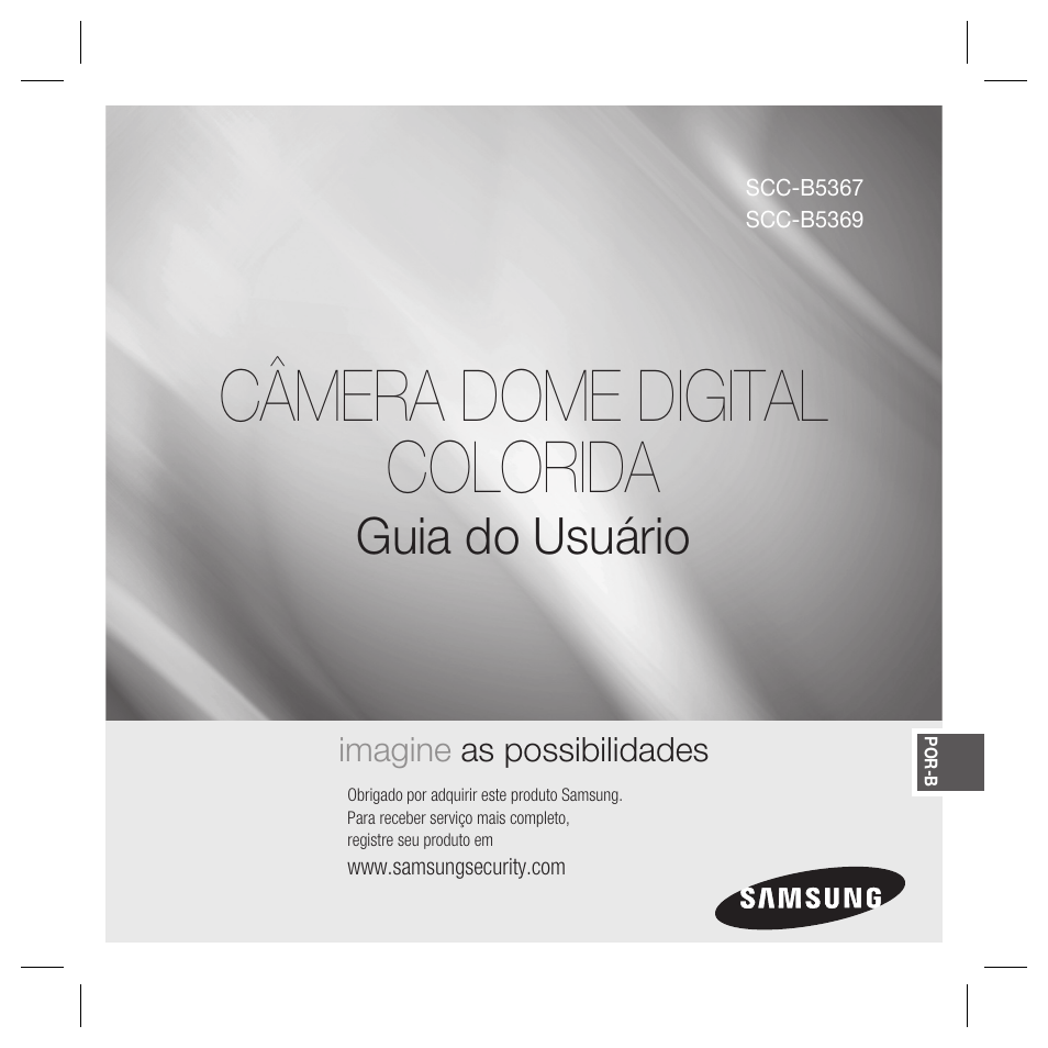 Câmera dome digital colorida, Guia do usuário | Samsung DOME SCC-B5369 User Manual | Page 111 / 146