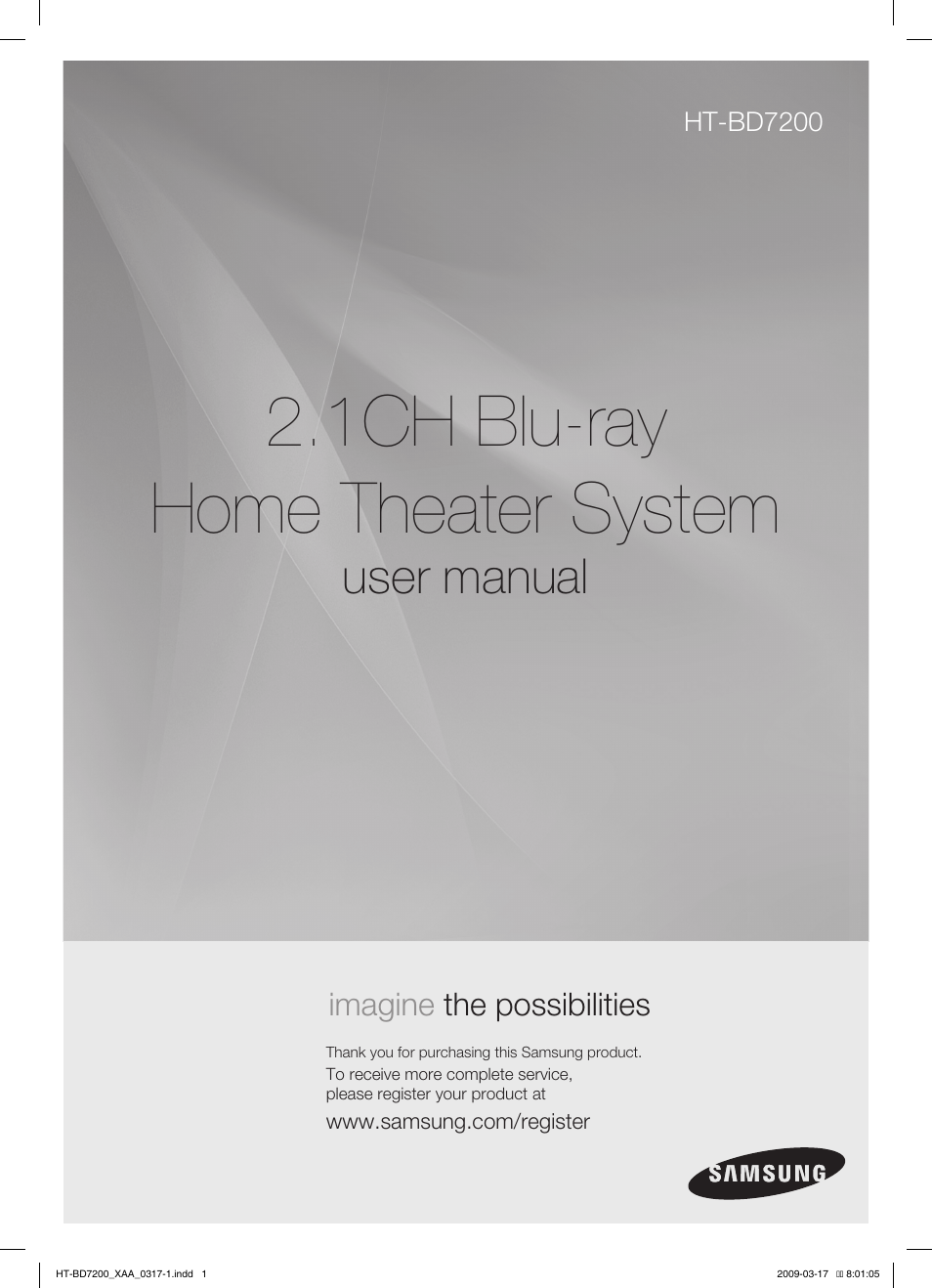 Samsung HT-BD7200 User Manual | 100 pages