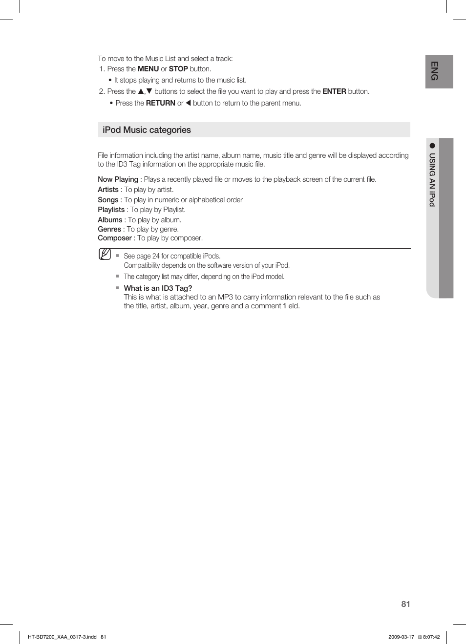 Samsung HT-BD7200 User Manual | Page 81 / 100