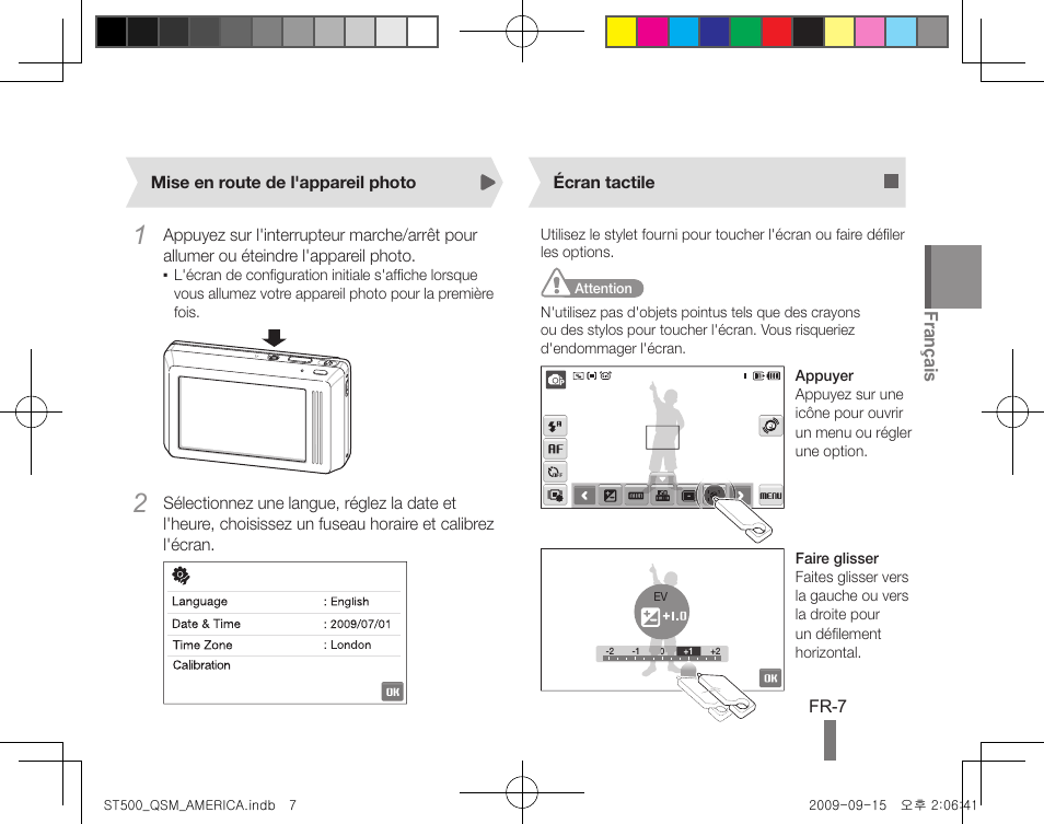 Français | Samsung ST500 User Manual | Page 27 / 32